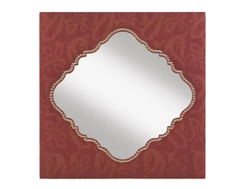 SHANTI - Square framed wall-mounted fabric mirror by ETRO Home Interiors - view 2